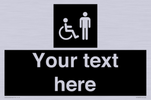 Custom information: black panel disabled and male